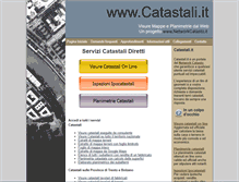 Tablet Screenshot of catastali.it